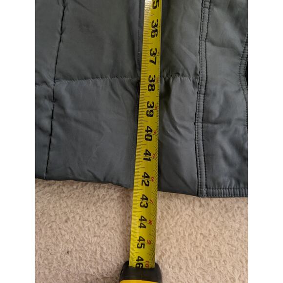 Eddie Bauer Puffer Jacket Womens XS EB550 Parka Gray Quilted Goose Down NO HOOD - Picture 4 of 16